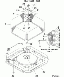FDT160KXE6F/1 HEAT EXCH. ASSY
