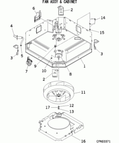 FDT36KXE6F/1 FAN ASSY AND CABINET