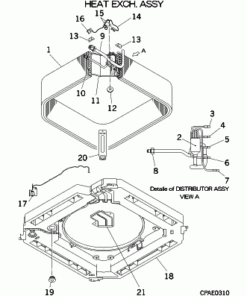 FDT50V HEAT EXCH. ASSY