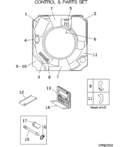 FDTA28KXE4 CONTROL AND PARTS SET