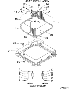 FDTA301R HEAT EXCH. ASSY