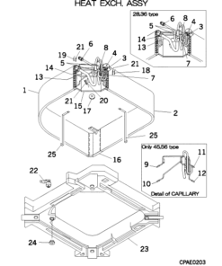 FDTA45KXE4A HEAT EXCH. ASSY