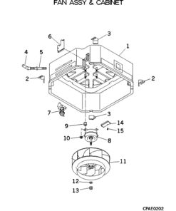 FDTA56KXE4 FAN ASSY AND CABINET