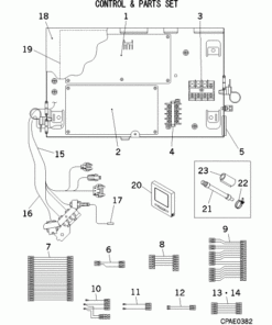FDTC22KXE6F/1 CONTROL AND PARTS SET