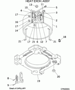 FDTC28KXE6 HEAT EXCH. ASSY