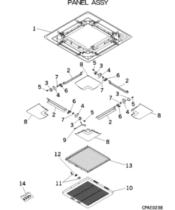 FDTCA28KXE4A PANEL ASSY