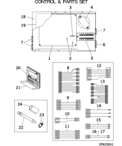FDTCA45KXE4A CONTROL AND PARTS SET