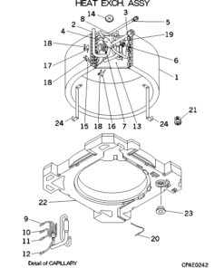 FDTCA45KXE4A HEAT EXCH. ASSY