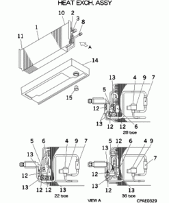 FDTQ22KXE6 HEAT EXCH. ASSY