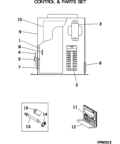 FDTQA22KXE4A CONTROL AND PARTS SET