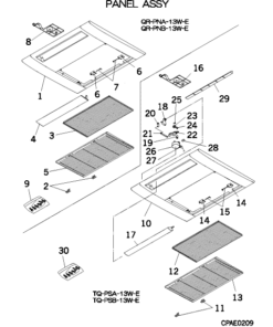 FDTQA28KXE4A PANEL ASSY