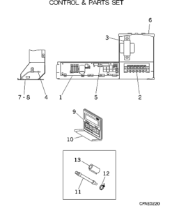 FDTSA71KXE4 CONTROL AND PARTS SET