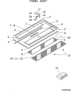 FDTSA71KXE4 PANEL ASSY
