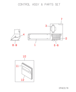 FDTSJ28HKXE2 CONTROL AND PARTS SET