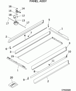 FDTW112KXE6 PANEL ASSY