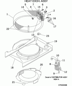 FDTW45KXE6 HEAT EXCH. ASSY