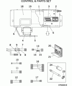 FDTW56KXE6 CONTROL AND PARTS SET