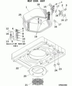 FDTW71KXE6 HEAT EXCH. ASSY