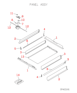 FDTWA56KXE4 PANEL ASSY