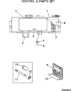 FDTWA90KXE4 CONTROL AND PARTS SET