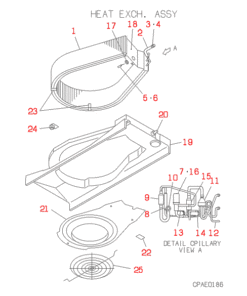 FDTWJ71HKXE2B HEAT EXCH. ASSY