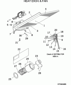 FDU500FKXE6F/1 HEAT EXCH. AND FAN