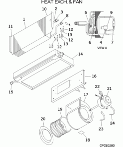 FDUH22KXE6/1 HEAT EXCH. AND FAN