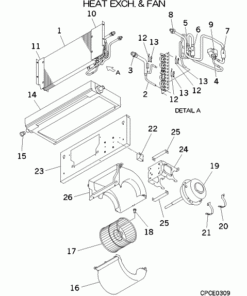 FDUH22KXE6F/1 HEAT EXCH. AND FAN