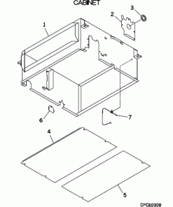 FDUH36KXE6F/1 CABINET ASSY