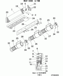 FDUM125V HEAT EXCH. AND FAN
