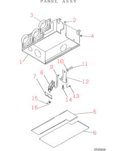 FDUM631HKXE PANEL ASSY