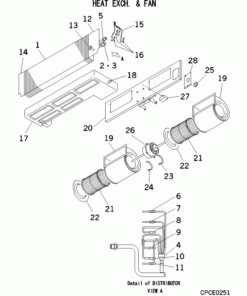 FDUM71V HEAT EXCH. AND FAN