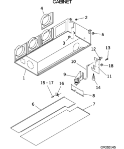 FDUMA112KXE4A CABINET ASSY