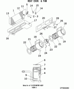FDUMA202R HEAT EXCH. AND FAN