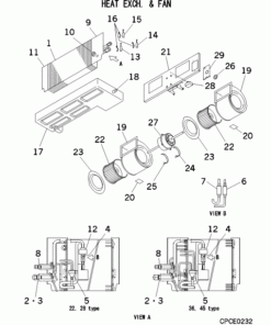 FDUMA36KXE5R HEAT EXCH. AND FAN