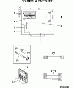 FDUMA45KXE5R CONTROL AND PARTS SET