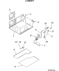 FDUMA56KXE4A CABINET ASSY
