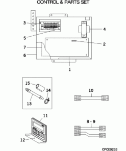 FDUMA56KXE5R CONTROL AND PARTS SET