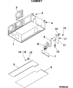 FDUMA71KXE4A CABINET ASSY