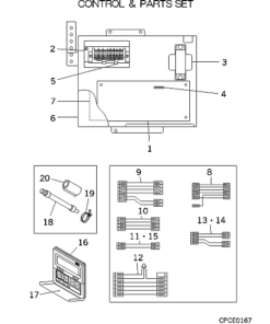 FDUMA71KXE4A CONTROL AND PARTS SET