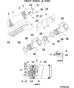 FDUMA71KXE4A HEAT EXCH. ASSY