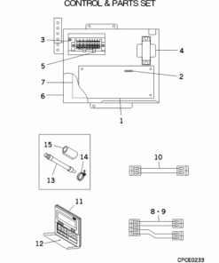 FDUMA71KXE5R CONTROL AND PARTS SET