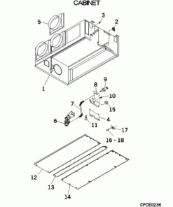 FDUMA90KXE5R CABINET ASSY