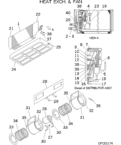 FDURA112KXE4 HEAT EXCH. AND FAN