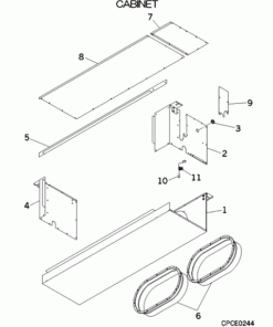 FDUSA502R-C CABINET ASSY