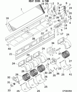 FDUT71KXE6F-E/1 HEAT EXCH. AND FAN