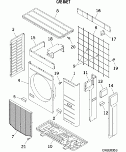 SCM100ZM-S CABINET ASSY