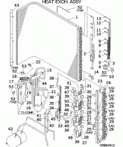 SCM125ZM-S HEAT EXCH. ASSY