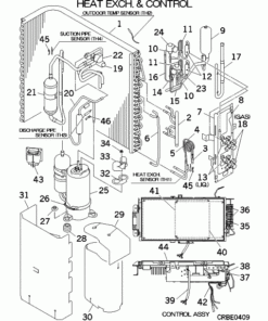 SCM40ZM-S HEAT EXCH. AND CONTROL