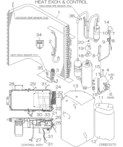 SRC24YMA-S HEAT EXCH. AND CONTROL